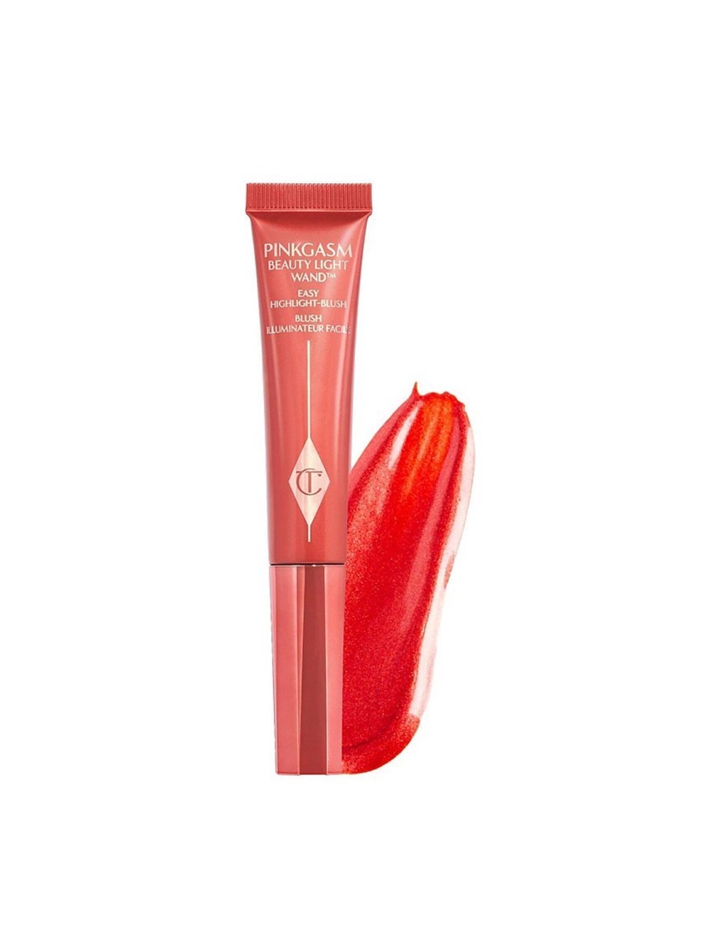 Charlotte Tilbury Hollywood Beauty Light Wand Highlight Blush Pinkgasm Sunset
